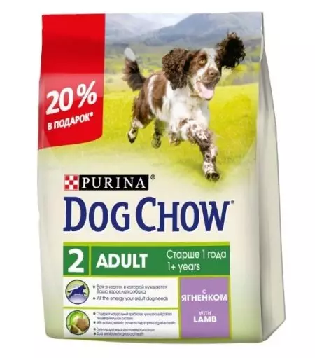 Purina Dog Chow for dogs of large breeds: puppies and adult dog food, dry food dosage and composition 23265_9