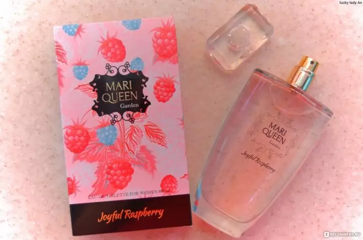 Parfumes mei de rook fan raspberry: froulike parfum en húskewetter mei raspberry aroma, har nammen, hoe om parfum te tapassen 23394_2