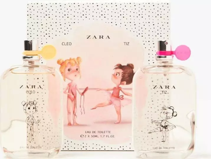 Parfumerie van kinderen: parfum en toiletwater voor kleine kinderen en tieners, Zara en Hello Kitty, 