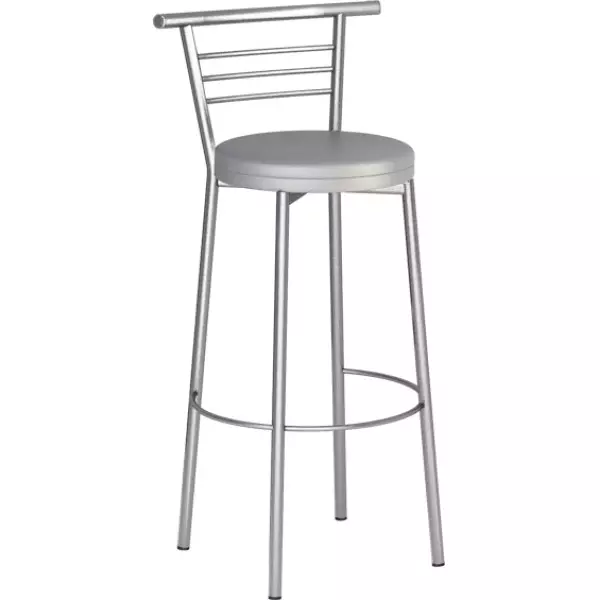 เก้าอี้บาร์สำหรับห้องครัว (56 รูป): เก้าอี้เท้าแขนสำหรับชั้นวางบาร์ไม้และเก้าอี้ครัวพับขนาดของรุ่นต่ำและสูง วิธีการเลือก? 23460_34