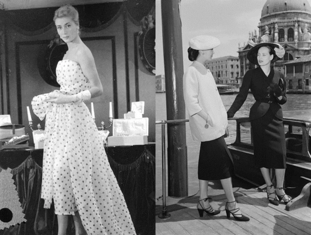 Christian Dior (198 լուսանկար). Մարդու լեգենդի կենսագրություն, անձնական կյանք, մեջբերումներ, անզուգական օծանելիքներ եւ դերի զգեստներ 23469_25