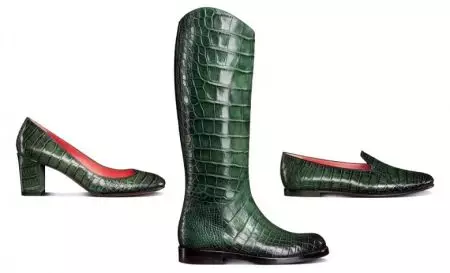 Krokodilų batai (62 nuotraukos): ką dėvėti moterų modelius nuo odos roplių ir po krokodile 2346_44