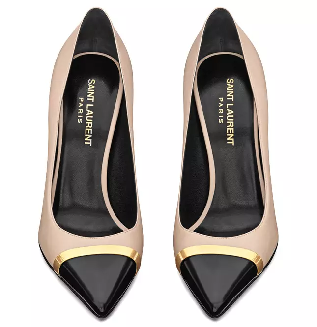 SHOES YVES SAINT LAURENT (41 foto's): orizjinele earbetoan en oare modellen fan Sint Laurent 2348_31