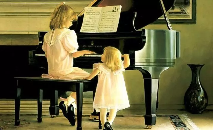Com tocar el piano? Com aprendre el joc al piano en números? Lliçons i joc de formació per a piano des de zero per a principiants a casa 23515_2