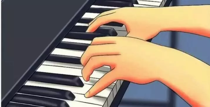 Com tocar el piano? Com aprendre el joc al piano en números? Lliçons i joc de formació per a piano des de zero per a principiants a casa 23515_4