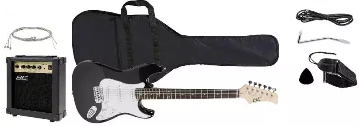 Ηλεκτρική κιθάρα για αρχάριους: Πώς να επιλέξετε το καλύτερο για το newbie; Κορυφαίες κιθάρες προϋπολογισμού με συνδυασμό και άλλους, ένα σύνολο αξεσουάρ για την πρώτη ηλεκτρική κιθάρα 23520_7