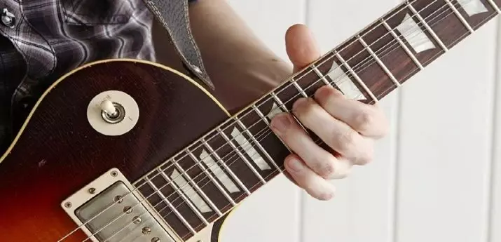 吉他遊戲：款式和基本方式，顫音等技術。如何播放手指並正確拉動吉他字符串？ 23551_3