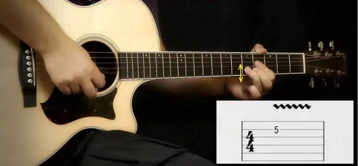 Gitar Oyunları: Stiller ve Temel Yollar, Tremolo ve Diğer Teknikler. Parmaklarınızı nasıl oynatır ve gitar dizelerini doğru şekilde çekebilirsiniz? 23551_7