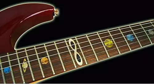 De ce aveți nevoie de puncte pe garnitura chitara? Ce înseamnă marcaje albe pe o durere de chitară? Cum să-i faci singur? 23564_9