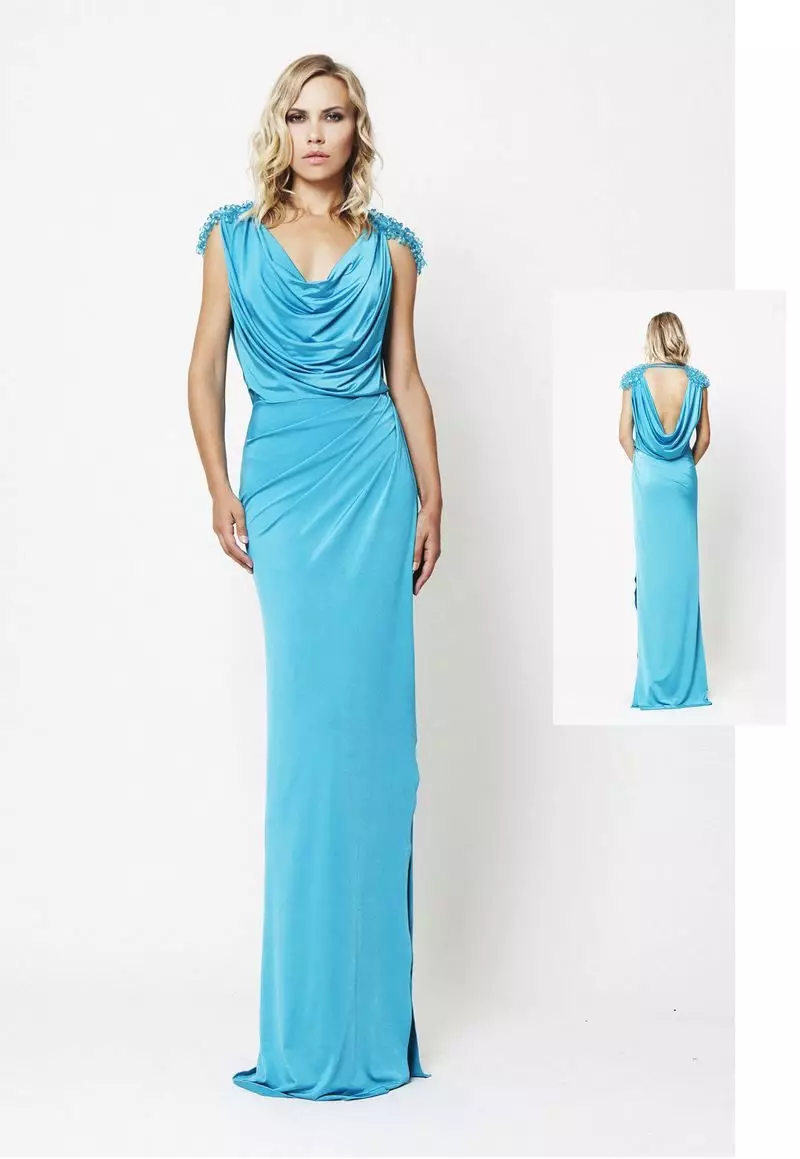 Evening dress in Greek style