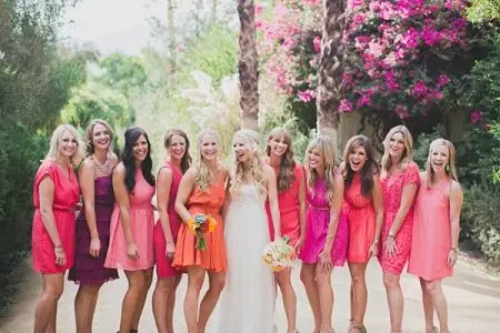 Roze jurken voor bruidmeisjes