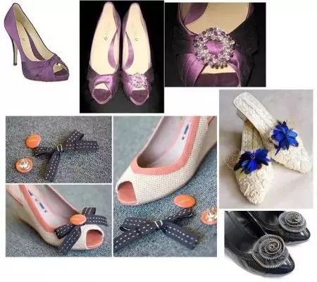 Υφάσματα (32 φωτογραφίες): Πώς να επισυνάψετε τα γυναικεία παπούτσια με ένα πανί 2358_23