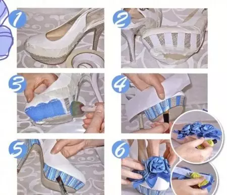 الأحذية النسيج (32 صور): كيفية إرفاق الأحذية النسائية بقطعة قماش 2358_25