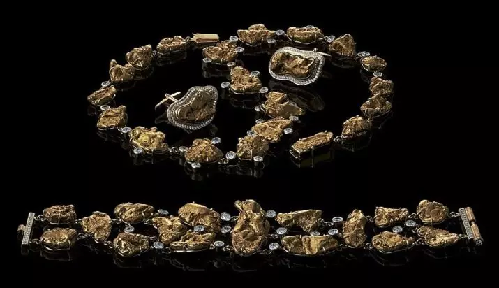 Zlaté nugety (26 fotek): největší rodné zlato na světě a v Rusku. Co se nugety dívají v přírodě a kde se používají? 23644_26