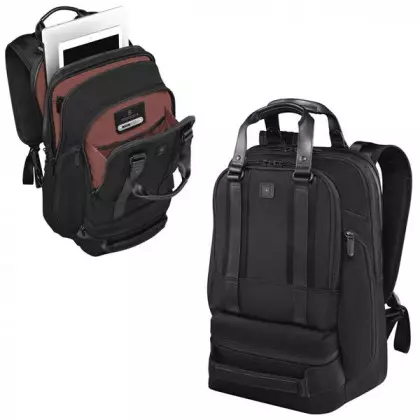Nictorinox Backpacks: Modelos com uma alça de ombro, faixa de modelo. Como distinguir o original? Avaliações 23660_26
