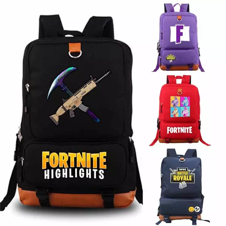 Fortnite nahrbtniki: Za šolsko in otroško, ortopedsko žarenje za mladostnike in opise drugih modelov 23662_14