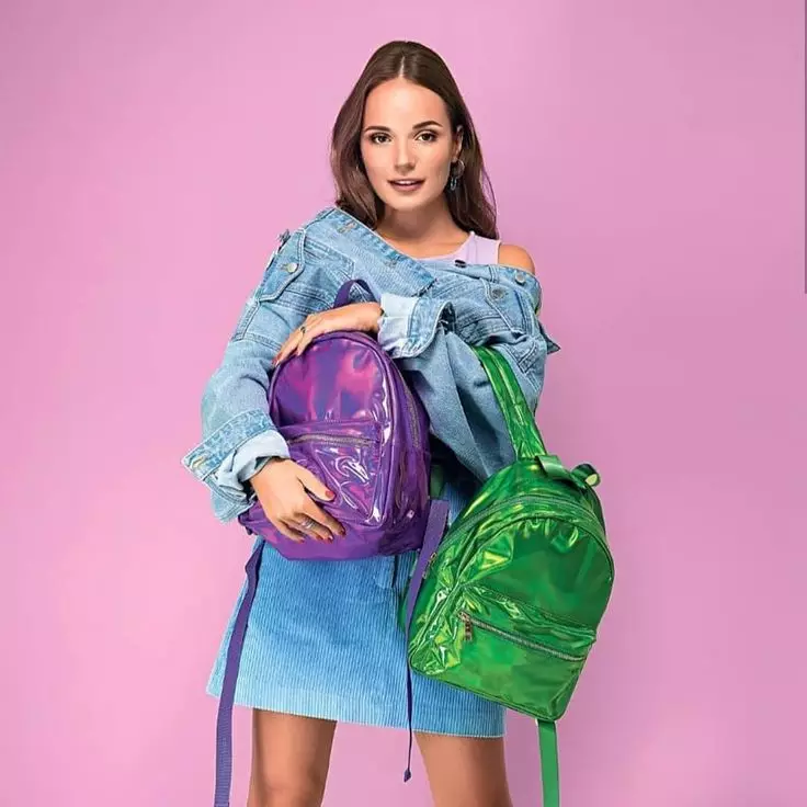 Рюкзаки Marmalato: чорні і рожеві жіночі моделі з текстилю, білі рюкзаки з паєтками і без, інші рюкзаки 23675_13