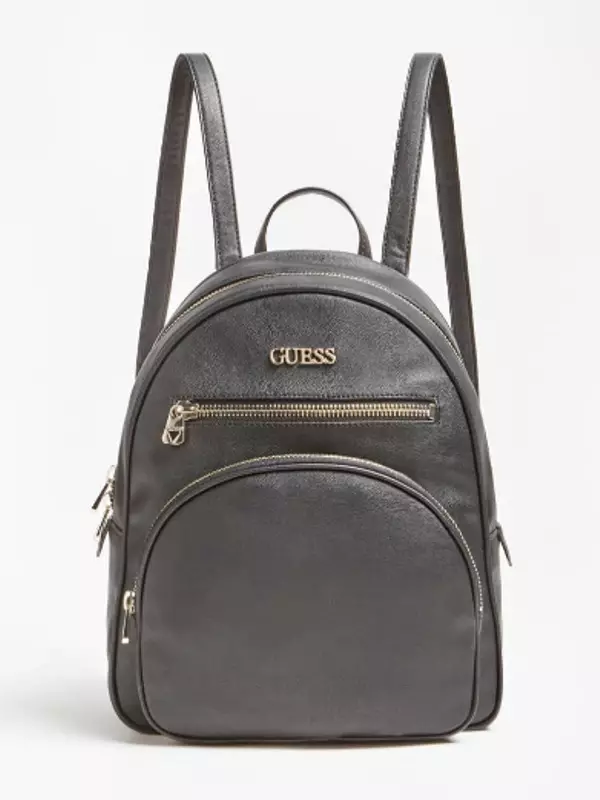 Backpacks Guess: Black and Red, White and Pink, Brown and Quilted Leather, Blue Denim, Silver and Other Models 23677_35