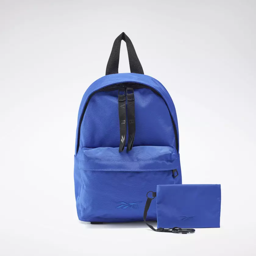 Reebok-backpack: froulike en manlju modellen. Wyt en swart, roze en blau, bags, stevige sportmodellen 23679_4