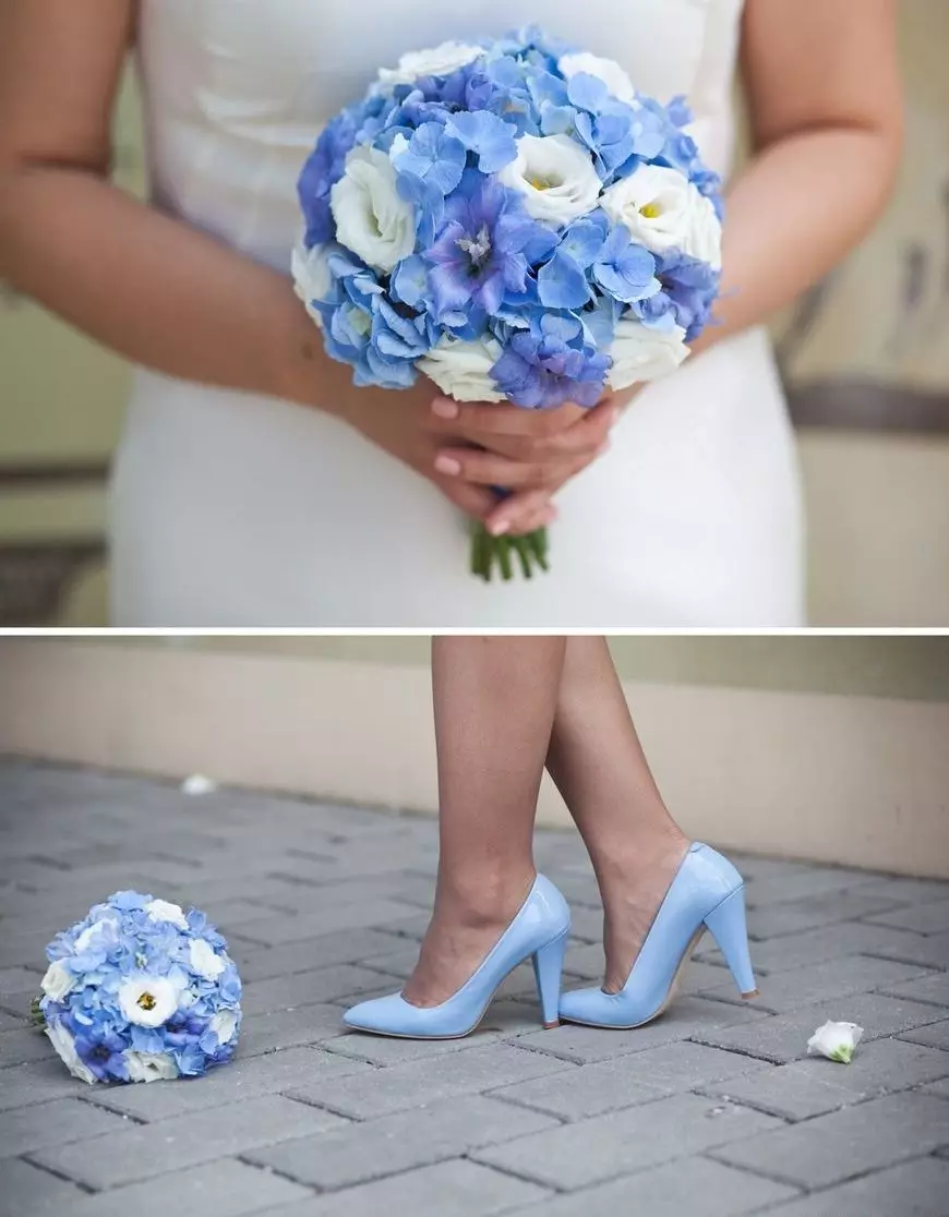 Këpucë blu (56 foto): Çfarë duhet të veshin modele me ngjyrë blu dhe me thembra blu, imazhe të bukura 2367_11