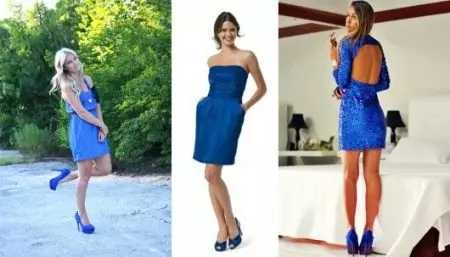 Këpucë blu (56 foto): Çfarë duhet të veshin modele me ngjyrë blu dhe me thembra blu, imazhe të bukura 2367_44