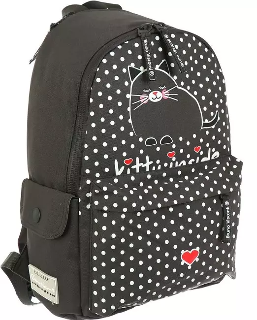Bruno Visconti School Backpacks: za djevojčice i dječake, naprtnjače za školu u 5-9 i drugih razreda, životne modele, 