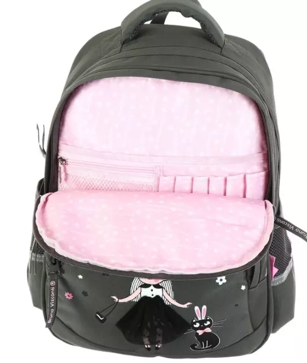 Mochilas escolares de Bruno Visconti: para niñas y niños, mochilas para la escuela en 5-9 y otras clases, modelos de vida, 