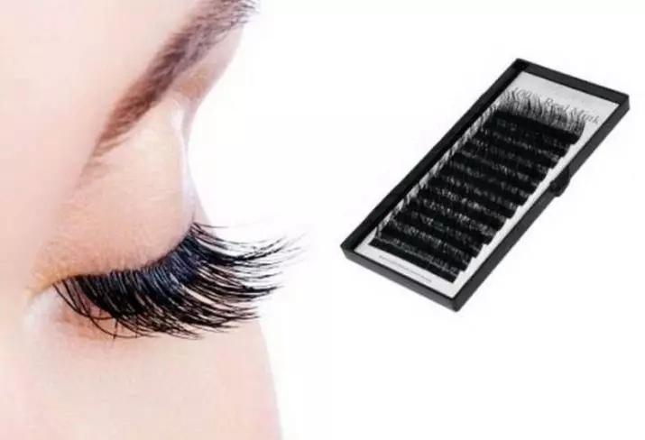 மேல்நிலை eyelashes (50 புகைப்படங்கள்): eyelashes வகைகள், எப்படி தேர்வு மற்றும் எத்தனை முறை நீங்கள் பயன்படுத்த முடியும் மற்றும் பசை ஒப்பனை மற்றும் தேர்வு, விமர்சனங்கள் 23703_29