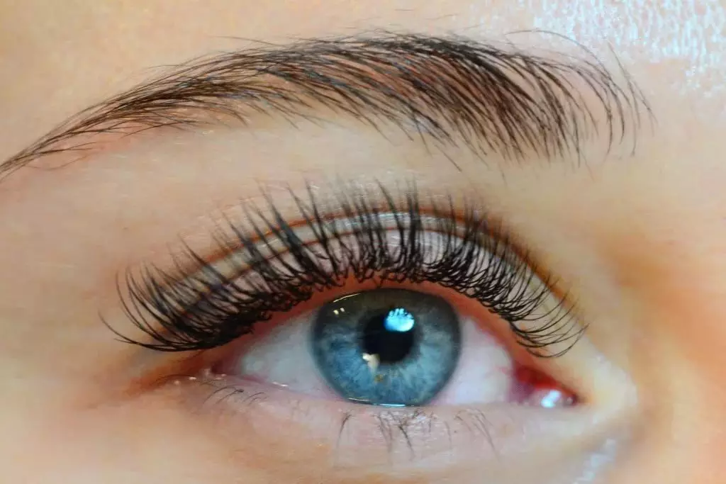 Lengte van uitgebreide eyelashes (23 foto's): wat zijn de maten voor het bouwen? Wat zijn de langste wimpers, welke lengte is het beter om uit bestaande soorten te kiezen? 23759_9