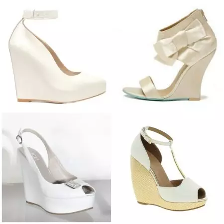 Kasut White Wedge (49 foto) 2375_24