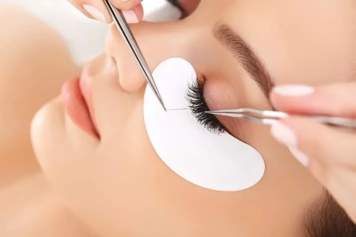 Eyelashes 4D (33 foto): Teknologi dan kesan pembentukan imbasan, kelantangan, dengan rhinestones dan tanpa, panjang dan lenturan 23780_6