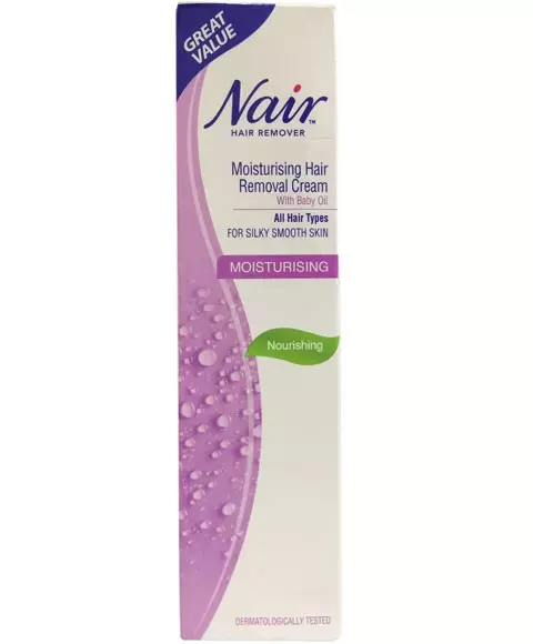 Nair Depilation Creams: Cream Overview för hårborttagning, hur man använder dem 23832_8