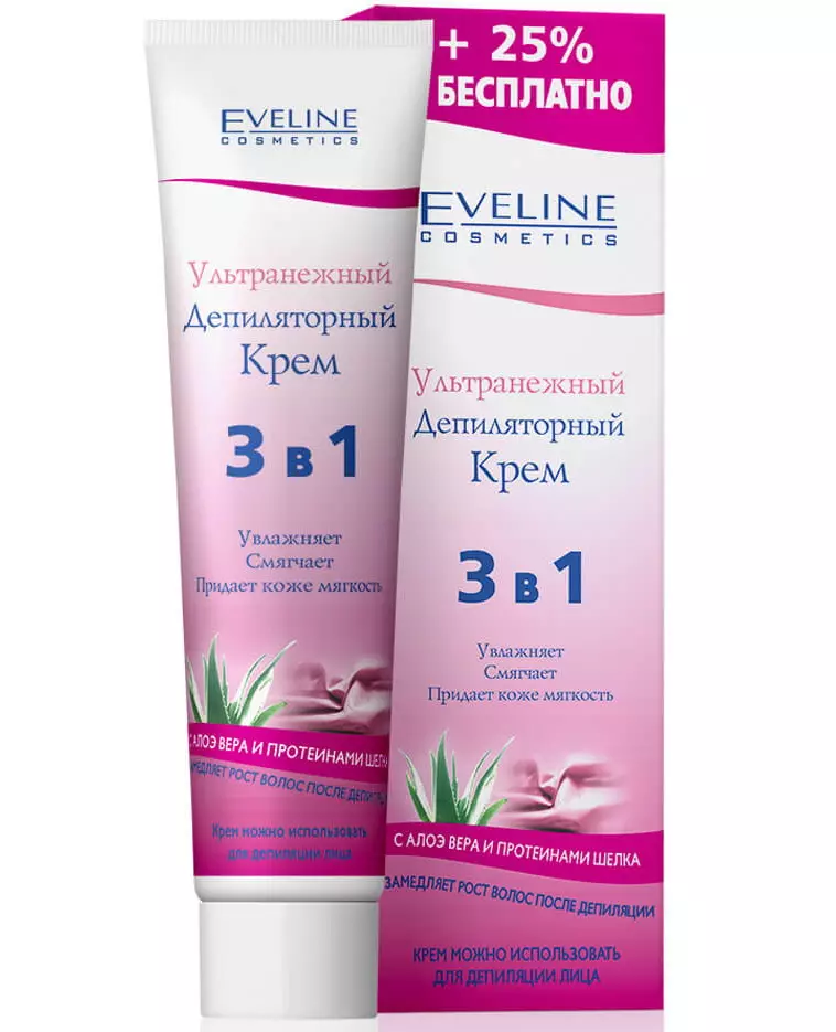 Face Depilegation Creams (41 Foto): Krim Krim Krim Perempuan Untuk Hair Removal, Avon, Oriflame, Floresan dan Merek Lainnya, Petunjuk Aplikasi 23835_15