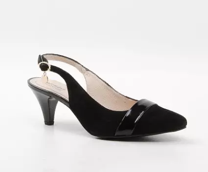백스가없는 신발 (50 장의 사진) : 열린 발 뒤꿈치가있는 부드럽고 가벼운 여성 모델 2386_18