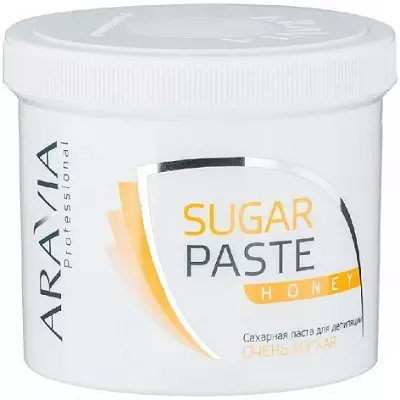 Paste for Shugaring Aravia Professional (34 ფოტო): შაქრის პასტა საშუალო სიმკვრივის კარტრიჯი, სხვა სახეობის, მათი შემადგენლობა. Როგორ გამოვიყენო? შეფასება 23887_19