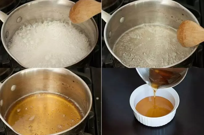Pegar por shugaring na casa (37 fotos): receitas de cociña, como facer correctamente a pasta de azucre á depilación na casa 23890_16