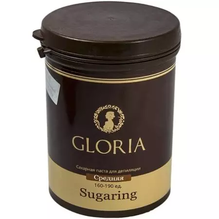 Indsæt til Shugaring Gloria: tæt og blød, bandage og mellemstore sukker pasta, andre arter. Hvordan man bruger dem derhjemme? 23893_10