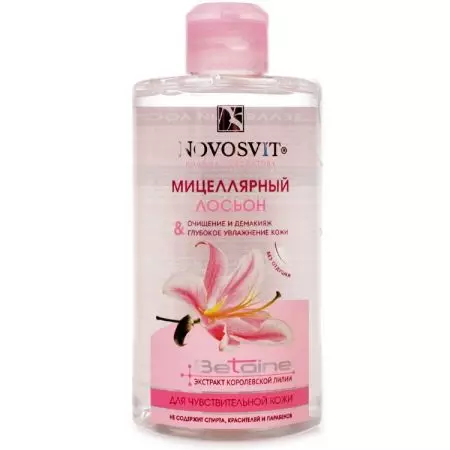 Michael Novosvit Face Products: Air dan Losyen, Cuci Gel untuk kulit sensitif dan lain-lain. Bagaimana untuk mengambil dan menggunakan cara? 23906_7