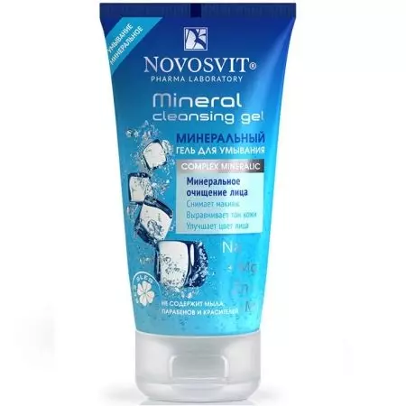 Michael productes de la cara novosvit: aigua i loció, renten gel per a la pell sensible i una altra. Com recollir i utilitzar els mitjans? 23906_8