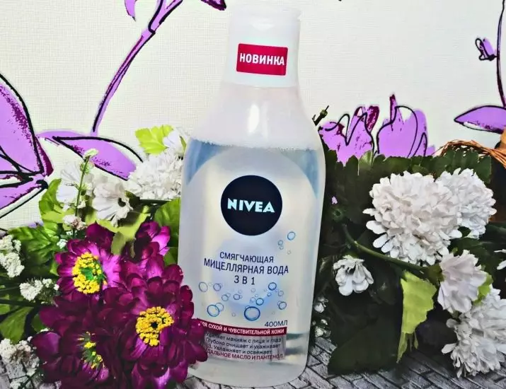 Michael Water Nivea: med rosa vatten och hud andning, sätta smink expert med micellar gel för tvätt, komposition och recensioner 23924_10