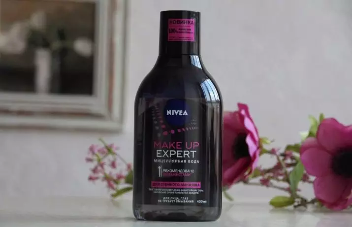 Мајкл вода NIVEA: Со розова вода и дишење на кожата, поставете шминка експерт со Мицелар гел за перење, состав и осврти 23924_13