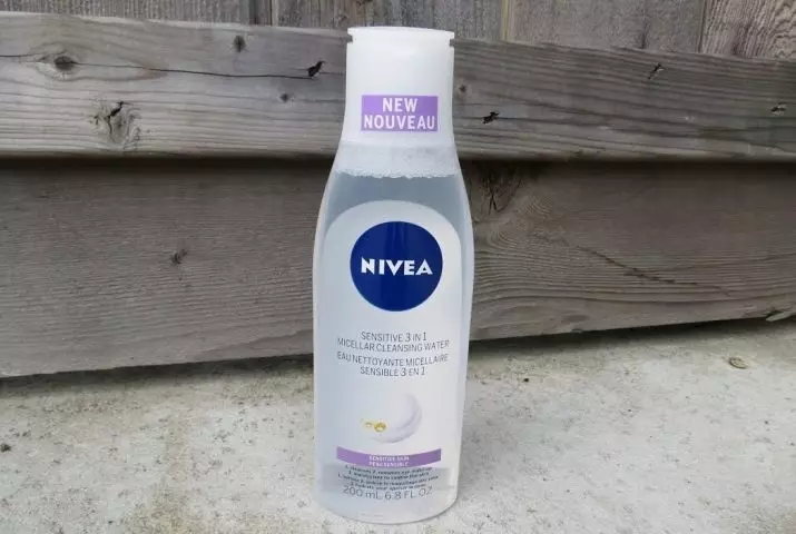 Michael Water Nivea: med rosa vatten och hud andning, sätta smink expert med micellar gel för tvätt, komposition och recensioner 23924_14