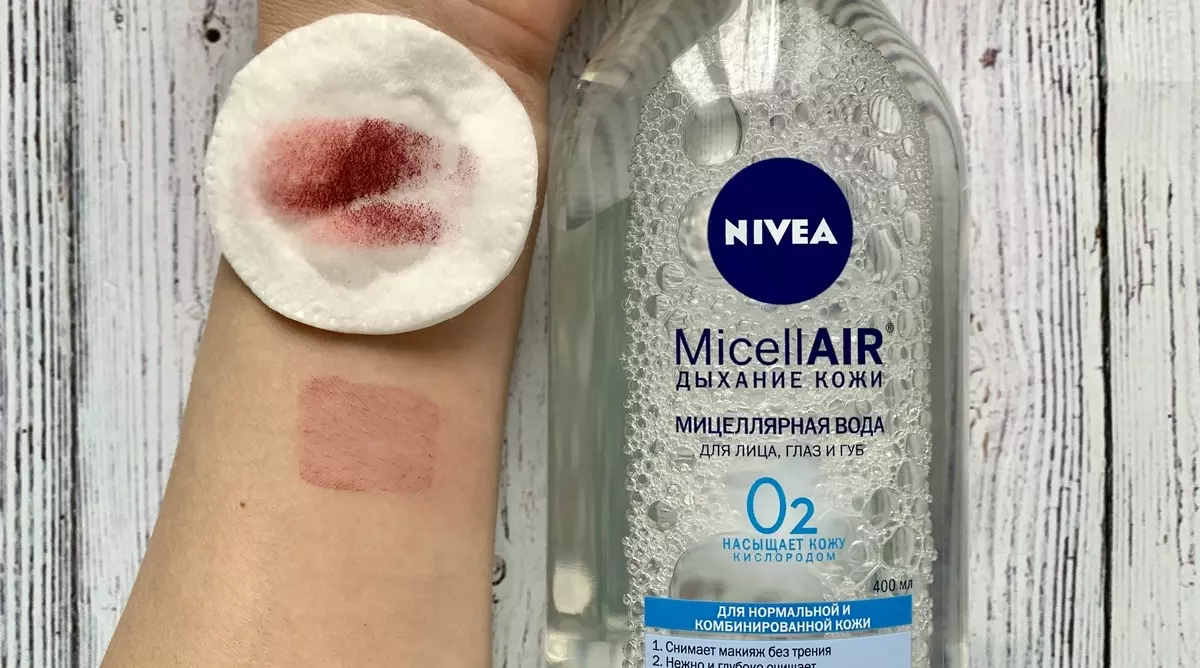 Michael Water Nivea: Med Pink Vann og Hudpuste, Sett Makeup Expert med Micellar Gel for vask, Sammensetning og anmeldelser 23924_21