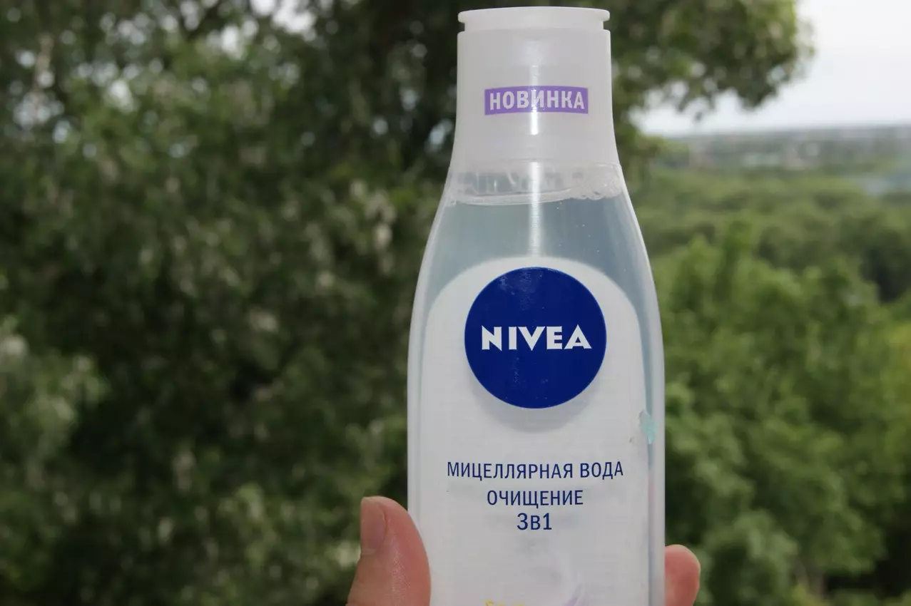 Michael Water Nivea: med rosa vatten och hud andning, sätta smink expert med micellar gel för tvätt, komposition och recensioner 23924_22