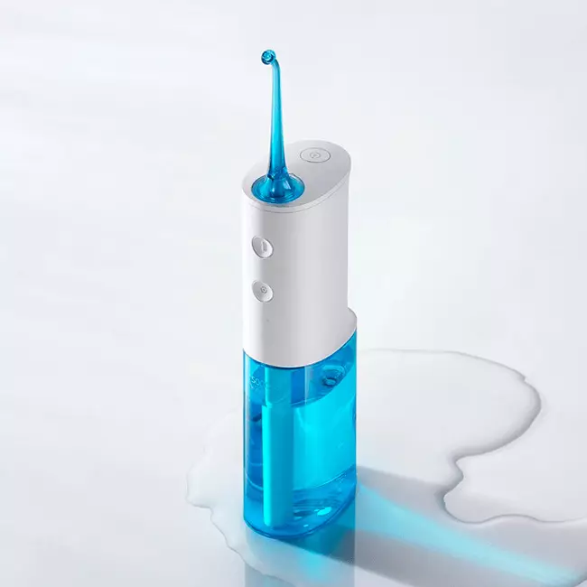 Irrigatori Xiaomi: Soocas W3 e Mijia, DR BEI F3 e altri modelli wireless per denti e cavità orale, ugelli, istruzioni e recensioni 23978_8