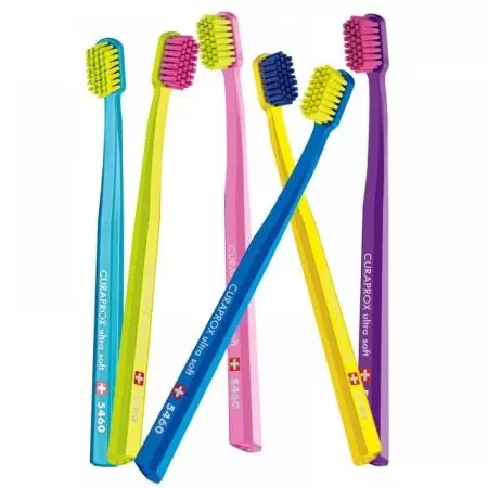 Toothbrushes Curaprox: monoper at electric, CS 1006 Single at CS 1560 Soft, CS 3960 Super Soft, CS 5460 Ultra Soft at iba pa mula sa Switzerland, mga review 23991_11