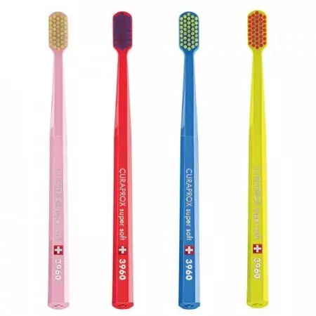 Toothbrushes Curaprox: monoper at electric, CS 1006 Single at CS 1560 Soft, CS 3960 Super Soft, CS 5460 Ultra Soft at iba pa mula sa Switzerland, mga review 23991_12