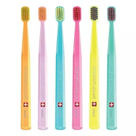I-Toothbrushes Curaprox: I-Monoper and Electric, CS 1006 Single and Cs 1560 soft, cs 3960 super soft, cs 5460 super soft, cs 5460 Ultra Soft nothile kusuka eSwitzerland, ukubuyekezwa 23991_30