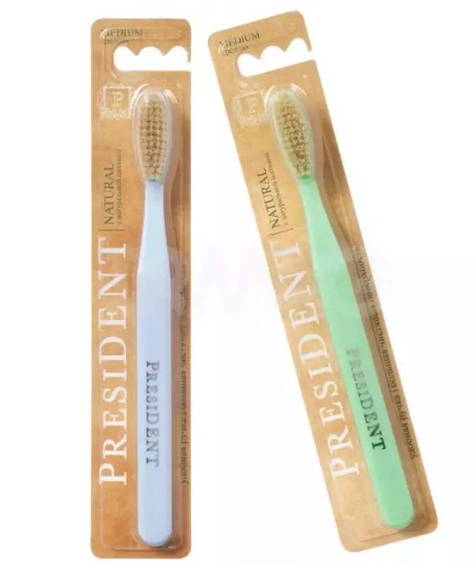 Pressident Toothbrushes: Medium Stiffness, Hard and Soft, Smokers and Exclusive, Pure and Natural, Orthodontic and Other Models and Reviews 24008_7