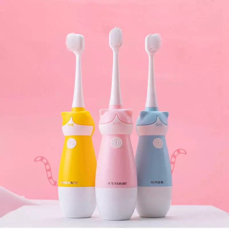 Mga toothbrush sa mga bata: ultrasound ug tunog, silicone ug uban pa sa ngipon sa mga bata 1-5 ka tuig, alang sa mga tin-edyer nga mas tigulang sa 10 anyos, unsaon pagpili 24009_2